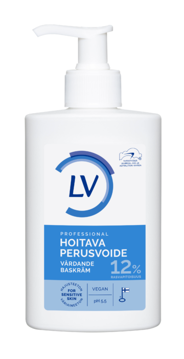 Kuvassa LV Hoitava perusvoide 300 ml