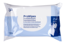 Kuvassa ProWipes Etanoli pesevä desinfektiopyyhe 25 kpl/ptk