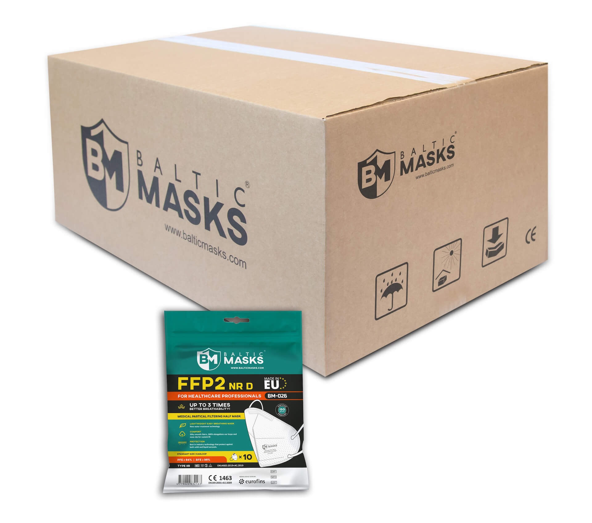 Baltic Masks FFP2hengityssuojain 10 kpl Berner