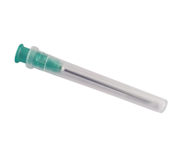 Kuvassa Bea Pro Injektioneula 21 G suojuksessa