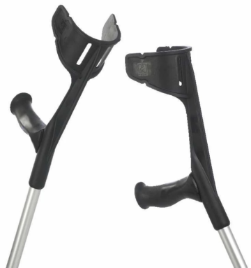 Ergonominen kyynärsauva pituussäädöllä