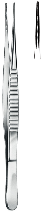 KLS Martin De Bakey suora pinsetti 16 cm