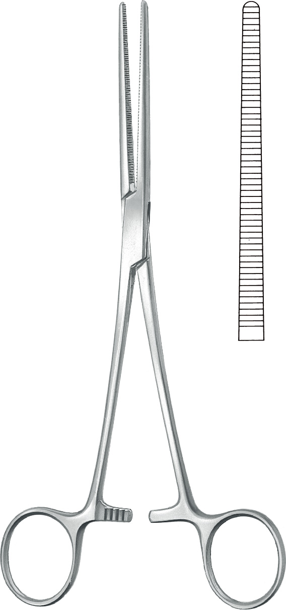 KLS Martin Pean hemostaattipihti, suora 18.5 cm