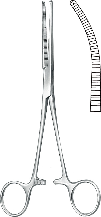 KLS Martin Kocher-pihti 1x2, käyrä 14 cm