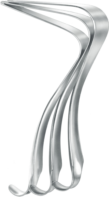 KLS Martin gynekologinen spekula Kristeller