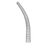 KLS Martin hemostaasipihti, Crile-Rankin, kaareva, 16 cm
