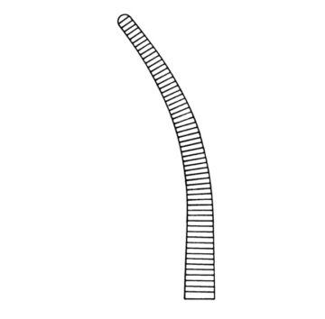 KLS Martin hemostaasipihti, Crile-Rankin, kaareva, 16 cm