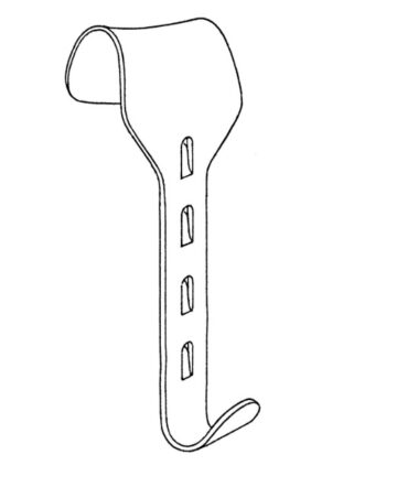 KLS Martin Kirschner-koukku levittimeen, 50 x 65 mm