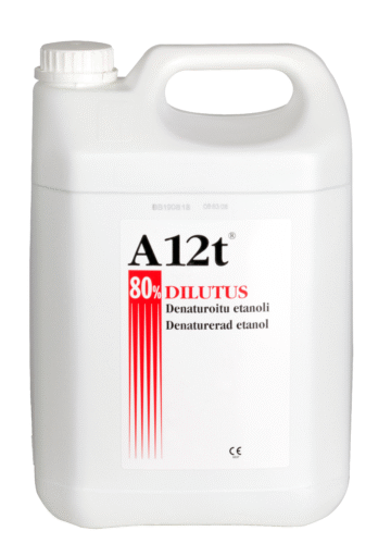 Kuvassa A12t Dilutus 80 % 5 litraa