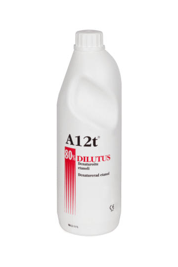 Kuvassa A12t Dilutus 80 % 1 litra