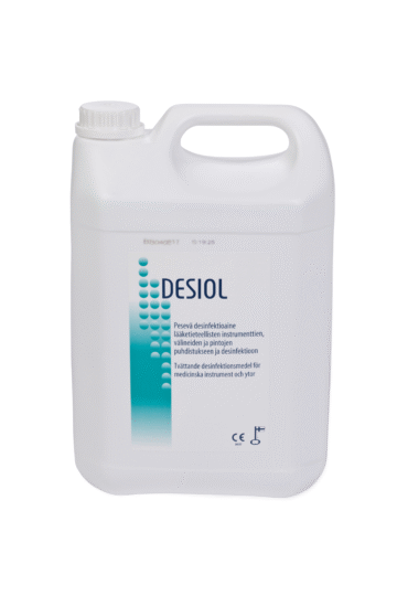 Kuvassa Desiol 5 litraa pesevä desinfektioaine