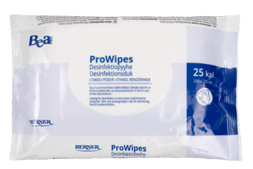 ProWipes Etanoli pesevä desinfektiopyyhe 25 kpl/ptk