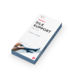 Tukisukka Silk Support, polvipituinen, white