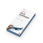 Tukisukka Silk Support, polvipituinen, white